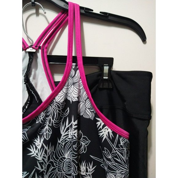 2pc racerback tank top and Capri bathing suit swim suit size Large - Picture 8 of 12